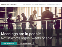Tablet Screenshot of bassettbassett.com